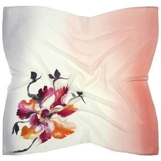 Apaszka jedwabna ręcznie malowana 88x83cm AM-1033