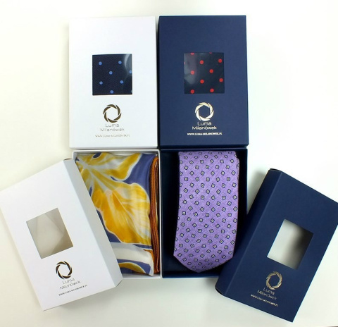 Navy Blue Silk Pocket Square with Micro Pattern 30x30 cm PJ-395