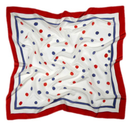 AM-258 Hand-painted silk scarf, 90x90cm