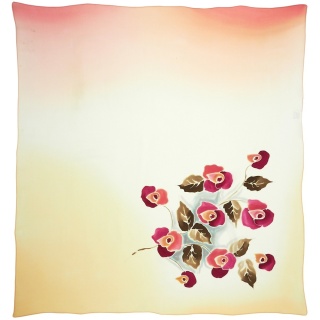 Apaszka jedwabna ręcznie malowana 88x82 cm AM-1052