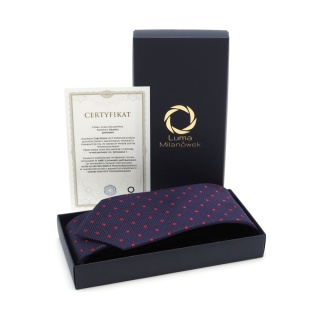 KR-671 Silk tie Luma Milanówek - JACQUARD