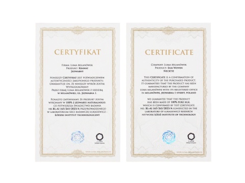 Jedwabny krawat żakardowy w mikrowzór niebieski KR-665