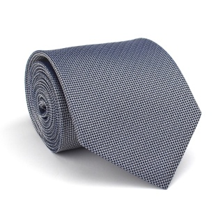 Gray silk jacquard tie KR-638