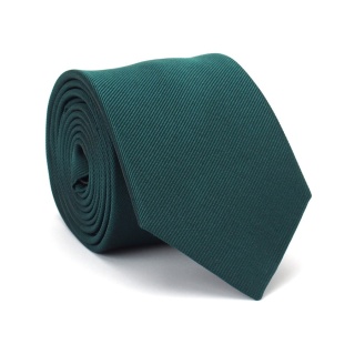 Green silk jacquard tie KR-618