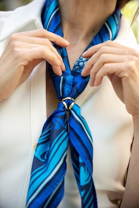 Adam Mickiewicz Silk Scarf 68x68 cm AD7-492