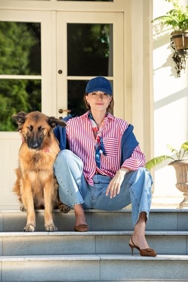 Jedwabna apaszka z ważką 68x68cm AD7-062