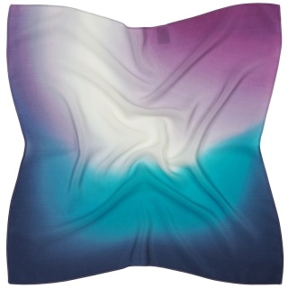 Shaded silk scarf 55x55cm AC5-042