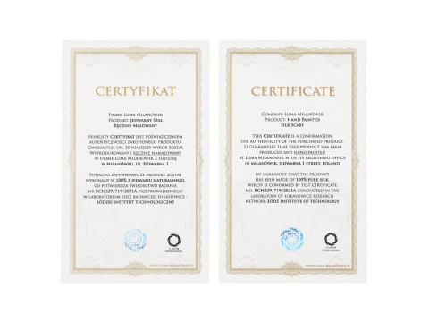 AM-424 Blue-Red Hand Painted Silk Scarf, 90x90cm