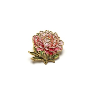 Peony lapel pin PIN-07