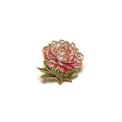 Peony lapel pin PIN-07