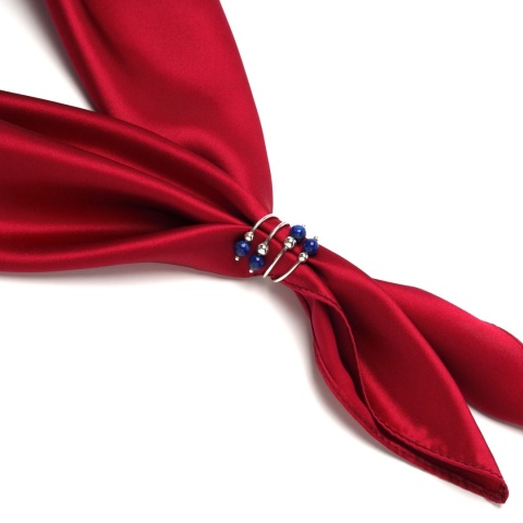 Srebrna apaszetka z lapis lazuli (pr. 925) AA-049