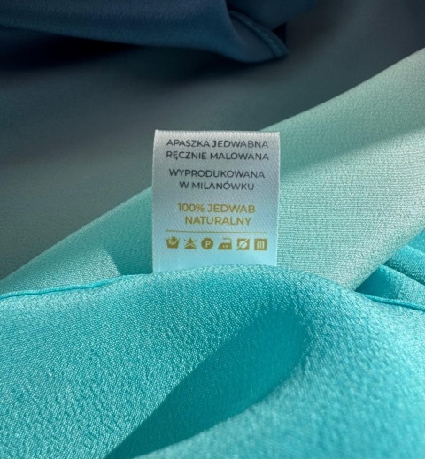 Shaded silk scarf 90x90cm AC9-113