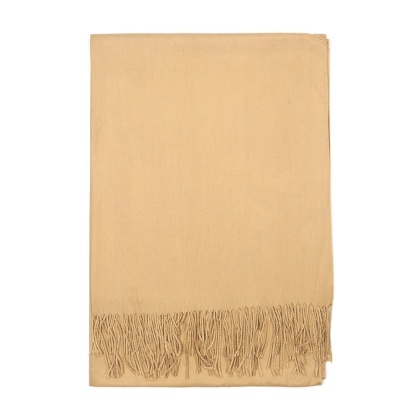 Beige women's winter scarf Cashmere Touch Collection 200x70cm