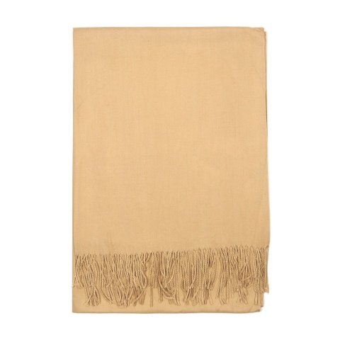Beige women's winter scarf Cashmere Touch Collection 200x70cm