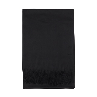 Czarny szal damski zimowy Cashmere Touch Collection 200x70cm
