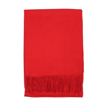 Women's red winter scarf Cashmere Touch Collection 200x70cm