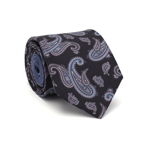 Men's silk tie paisley pattern IT-038