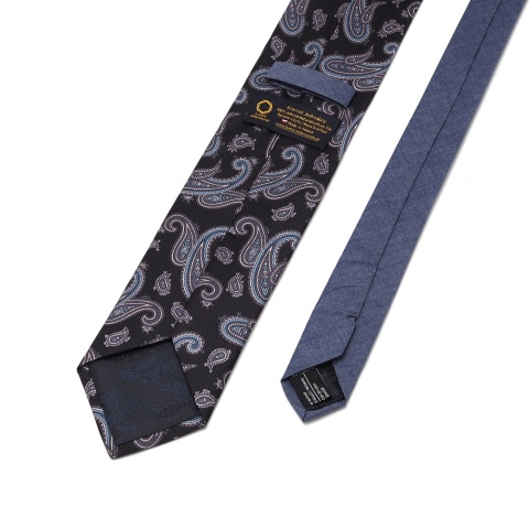 Men's silk tie paisley pattern IT-038