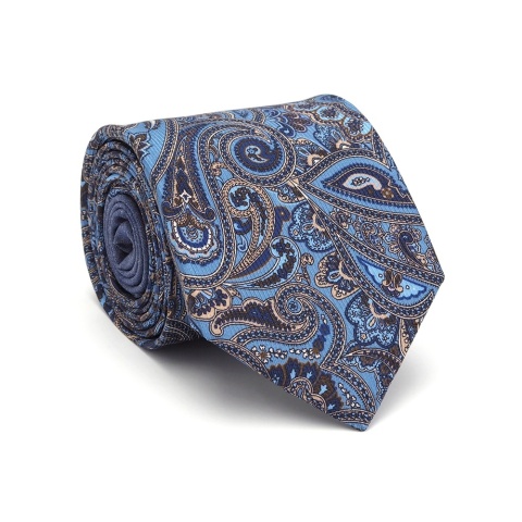 Men's silk tie paisley pattern IT-039