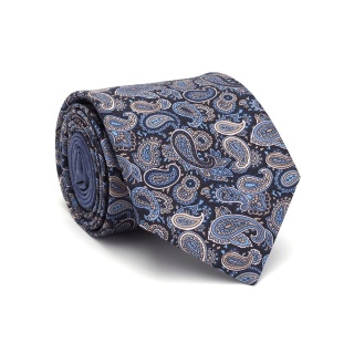 Men's silk tie paisley pattern IT-044