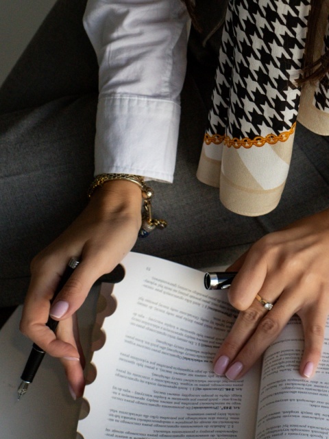 Pióro wieczne z bursztynem bałtyckim srebrne WPS-08