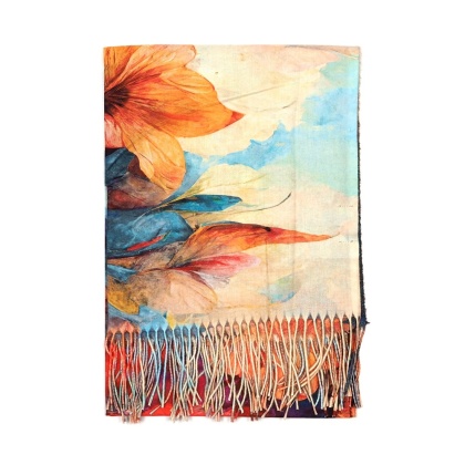 Women's winter scarf made of viscose 200x70cm CTCW-16