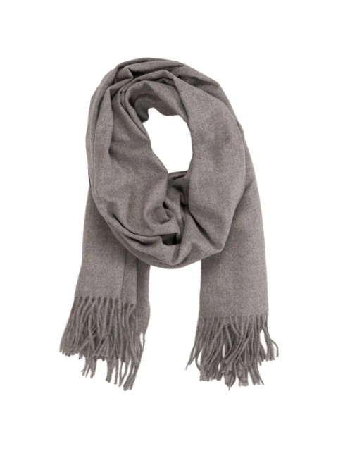 Szary szal damski zimowy Cashmere Touch Collection 200x70cm