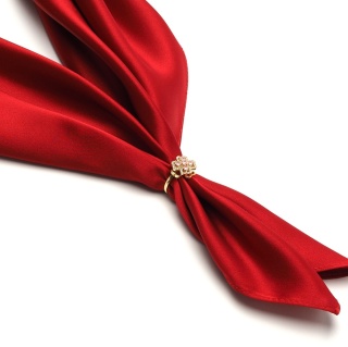 Scarf jewelry, scarf buckle, flower ring AA-090