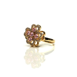 Scarf jewelry, scarf buckle, flower ring AA-090