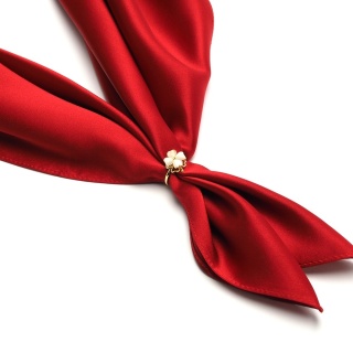 Scarf jewelry, scarf buckle, flower ring AA-092