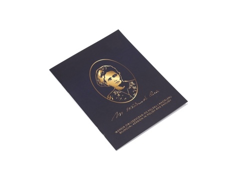 Silk scarf Maria Skłodowska-Curie 88x88 cm AD-047