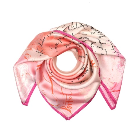 Apaszka jedwabna Wisława Szymborska Portret kobiecy 68x68cm AD7-501