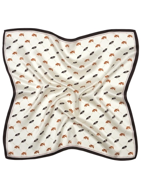 Apaszka jedwabna damska Krówki z Milanówka