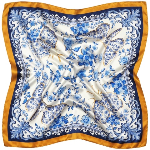 Silk scarf silkworm