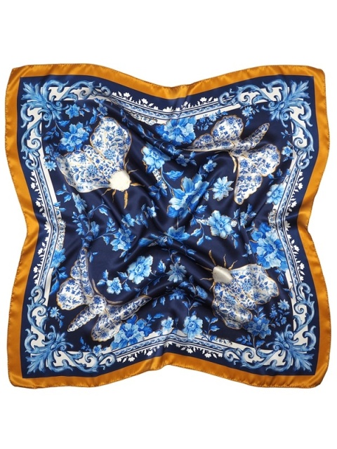 Silk scarf silkworm