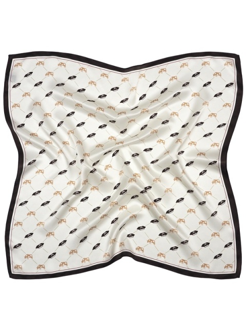 Apaszka jedwabna damska Krówki z Milanówka