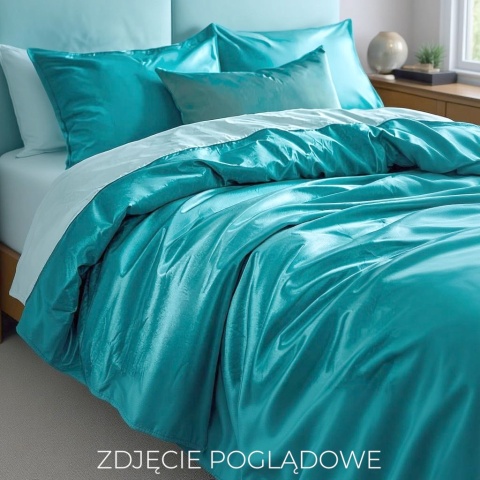 Satin Bedding Cover with Zipper, ~200x140 cm