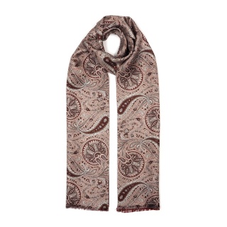 Szalik męski jedwabny dwustronny SR-059