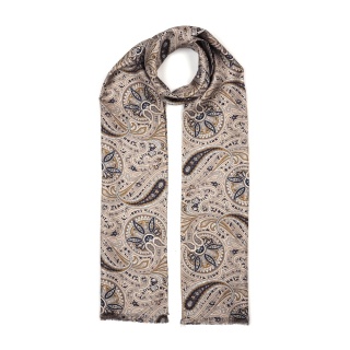 Szalik męski jedwabny dwustronny SR-060