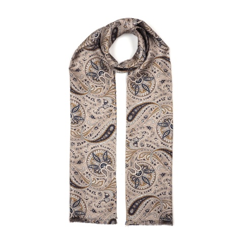 Szalik męski jedwabny dwustronny