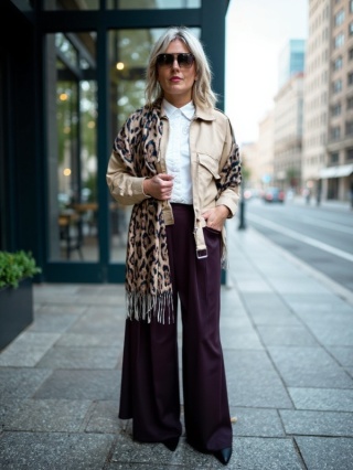 Leopard scarf 180x70cm SK-141