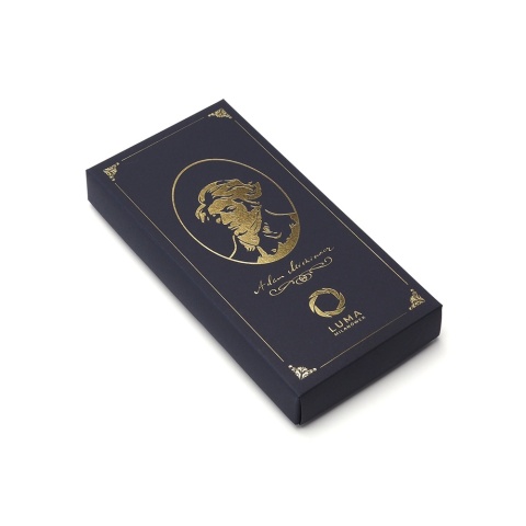 Unique Double-Sided Silk Pocket Square Adam Mickiewicz 30x30 cm – PJ-404