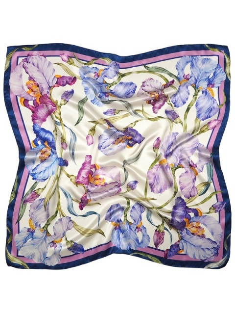 Fioletowa apaszka na szyję Irysy