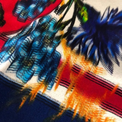 Silk Fryderyk Chopin Scarf - 62x62cm CH-1022OUT