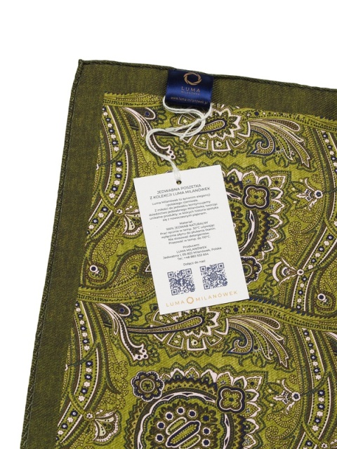 Jedwabna chusteczka do garnituru 30x30 cm PJ-088