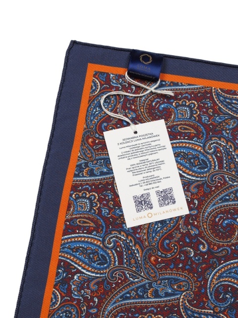 Jedwabna chusteczka do garnituru 30x30 cm PJ-089