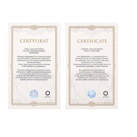 Chusta męska jedwabna włoski wzór paisley 70x70 cm CM6-025