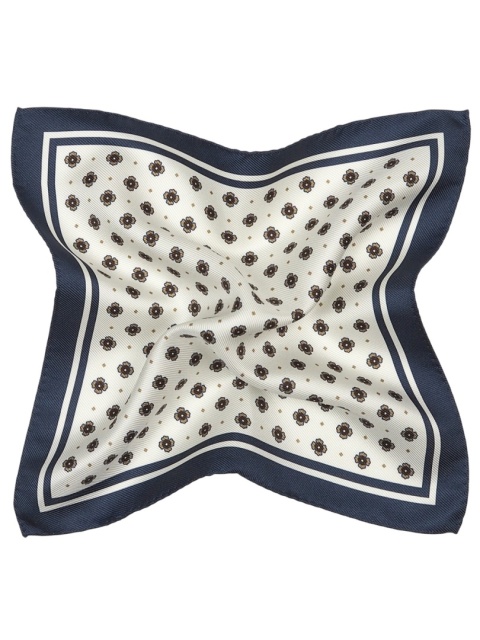 Silk suit pocket square