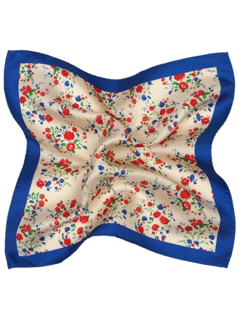 Silk suit pocket square