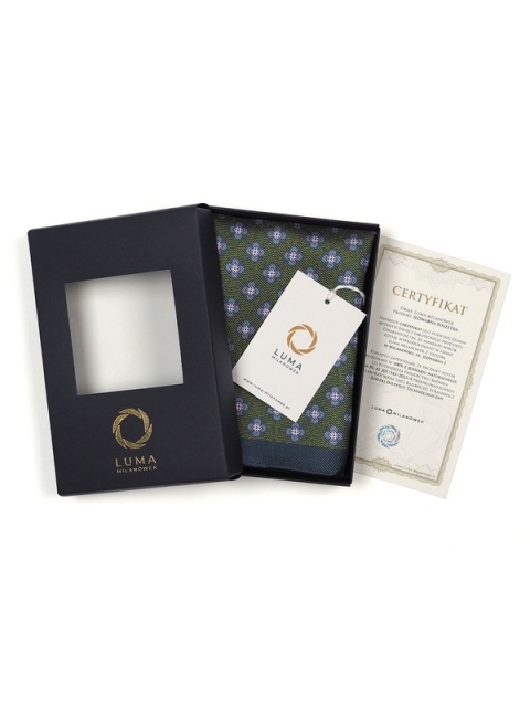 Jedwabna poszetka do garnituru 30x30 cm PJ-063